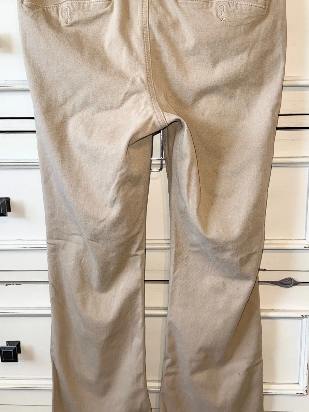 AE Women’s Stretch Kick Bootcut Pants in Khaki Size 10 Short